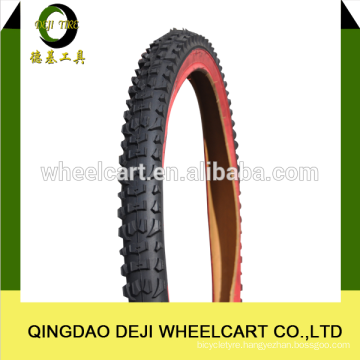 China high quality collor bicycle tire 22*1.75